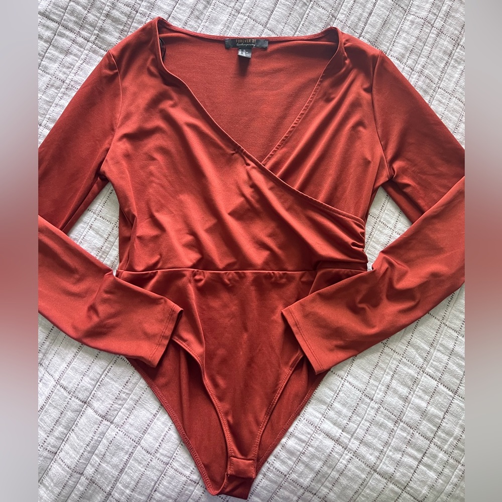 Forever 21 copper bodysuit